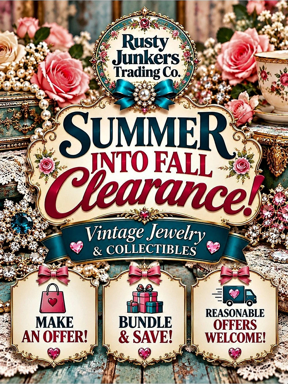 Vintage Jewelry Sale 💎 Rhinestone, Retro & Collectible Treasures